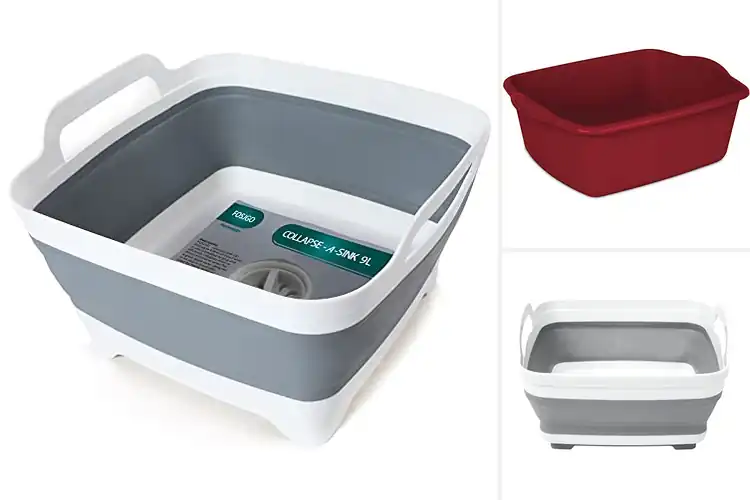 Detailed view of 10 Best Dish Basins for Effortless Kitchen Cleanup