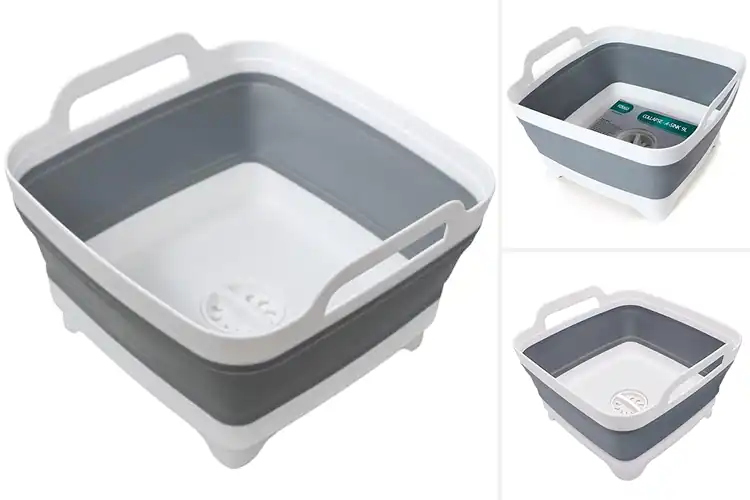 Detailed view of 10 Best Foldable Dish Basins: Space-Saving Kitchen Heroes