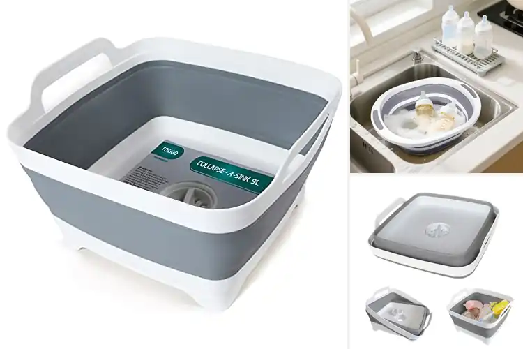 Detailed view of 10 Best Foldable Sink Tubs: Space‑Saving Kitchen Helper