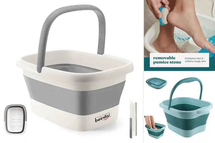 Detailed view of Best Foot Bath Containers: Soothe Aching Feet at Home