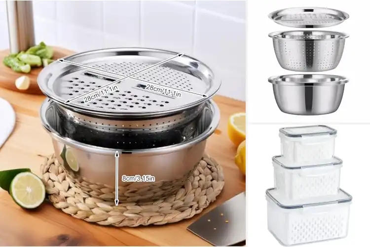 Detailed view of 10 Best Multifunctional Basins: Save Space & Simplify Cooking