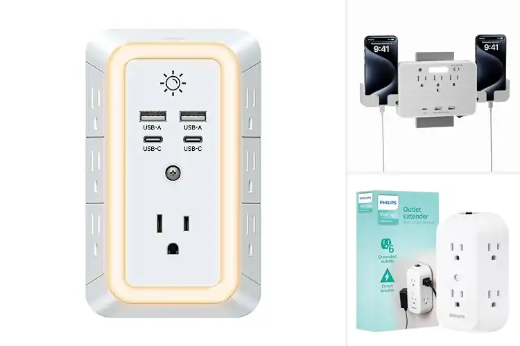 Detailed view of 10 Best Multifunctional Outlets for Easy Charging